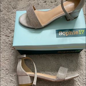 These are children chunky heel high heels